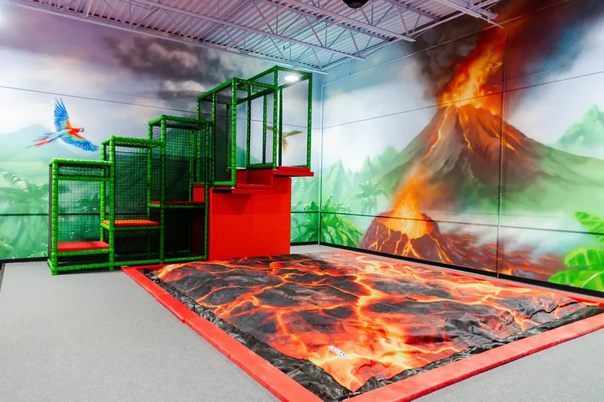 LAVA Island Trampoline Parks — Cook Builders project